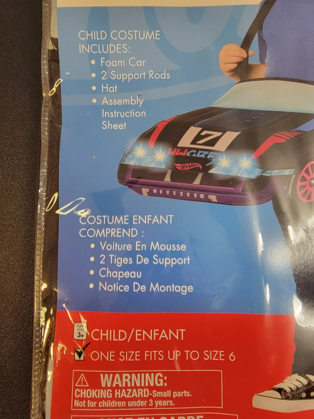 Kids Light-Up GT-Scorcher Costume in Black & Pink
